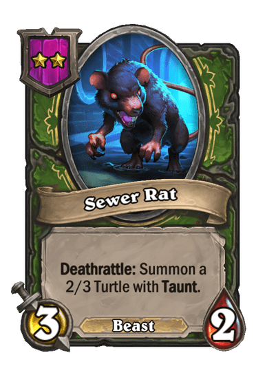 Sewer Rat Hearthstone kártya