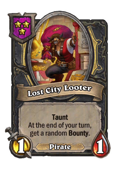 Lost City Looter Hearthstone kártya