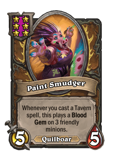 Paint Smudger Hearthstone kártya