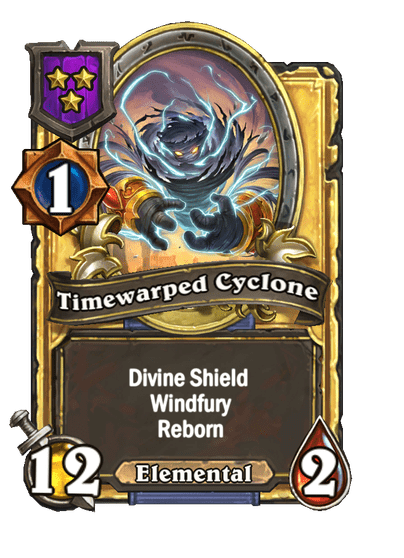 Timewarped Cyclone Hearthstone kártya