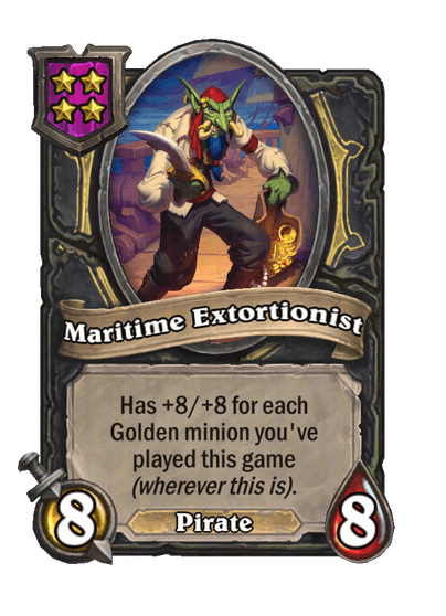 Maritime Extortionist Hearthstone kártya