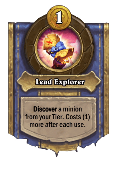 Lead Explorer Hearthstone kártya