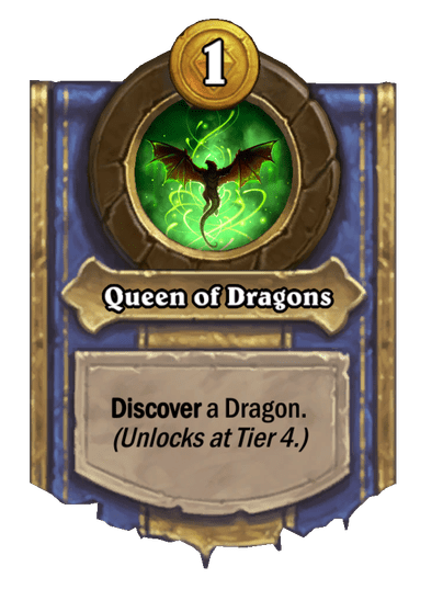 Queen of Dragons Hearthstone kártya
