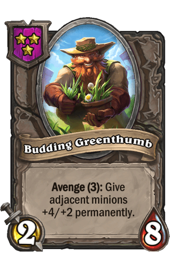 Budding Greenthumb Hearthstone kártya