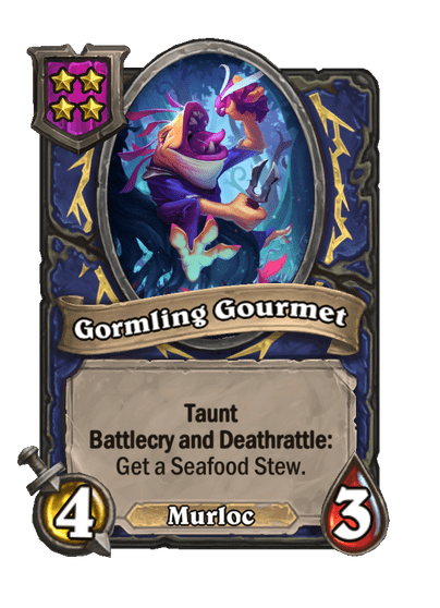 Gormling Gourmet Hearthstone kártya