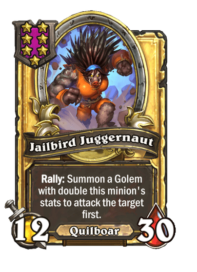 Jailbird Juggernaut Hearthstone kártya