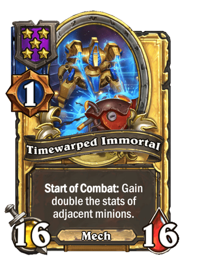 Timewarped Immortal Hearthstone kártya