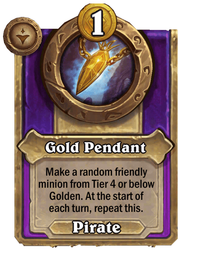 Gold Pendant
