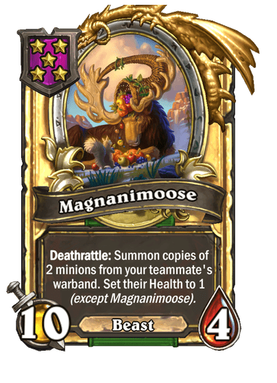 Magnanimoose Hearthstone kártya