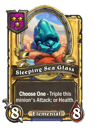 Sleeping Sea Glass Hearthstone kártya