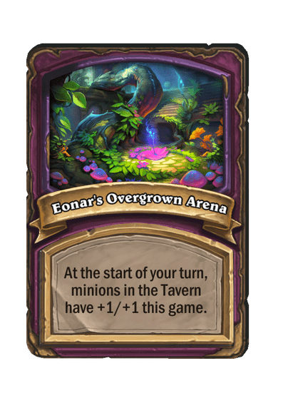 Eonar's Overgrown Arena Hearthstone kártya