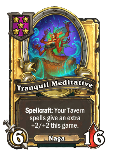 Tranquil Meditative Hearthstone kártya