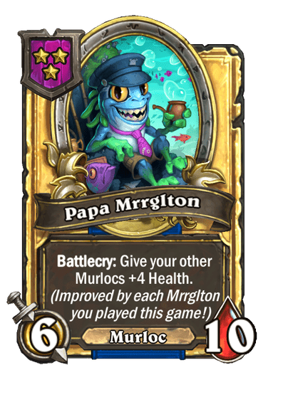 Papa Mrrglton Hearthstone kártya