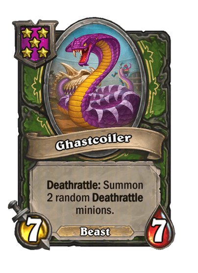 Ghastcoiler Hearthstone kártya