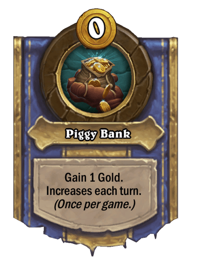 Piggy Bank Hearthstone kártya