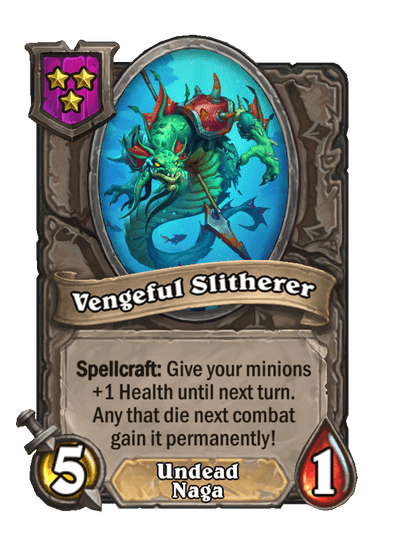 Vengeful Slitherer Hearthstone kártya