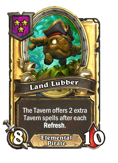 Land Lubber Hearthstone kártya