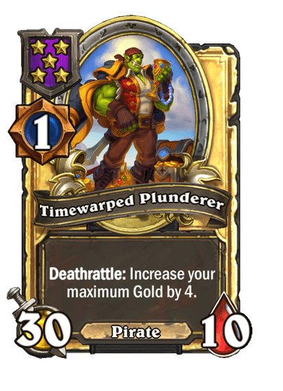Timewarped Plunderer Hearthstone kártya