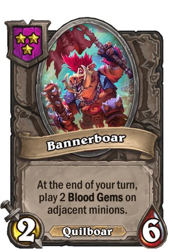 Bannerboar Hearthstone kártya