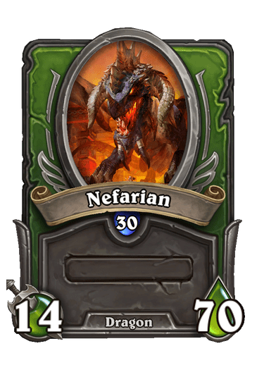 Nefarian Hearthstone kártya