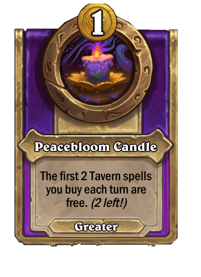 Peacebloom Candle