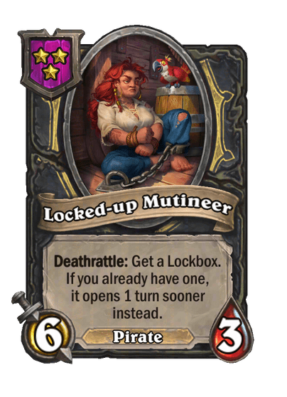 Locked-up Mutineer Hearthstone kártya
