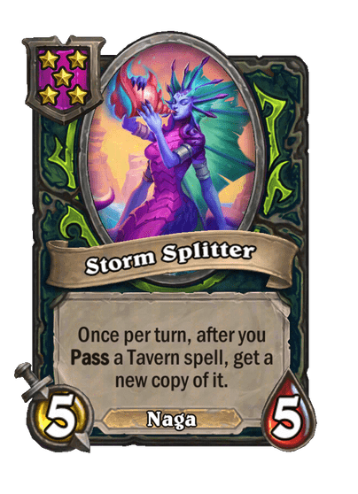 Storm Splitter Hearthstone kártya