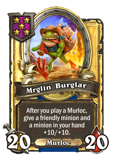 Mrglin' Burglar Hearthstone kártya