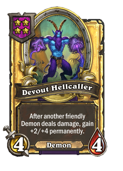 Devout Hellcaller Hearthstone kártya