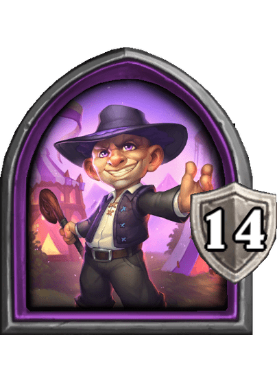 Silas Darkmoon Hearthstone kártya