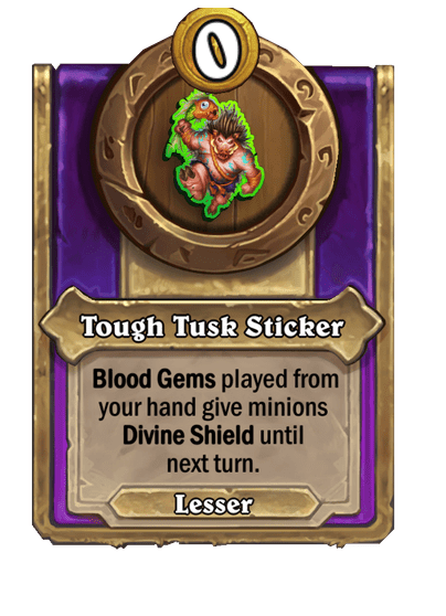 Tough Tusk Sticker
