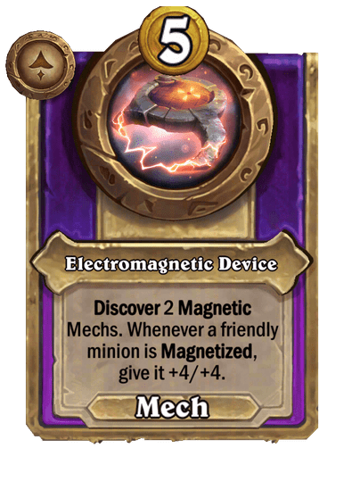 Electromagnetic Device Hearthstone kártya