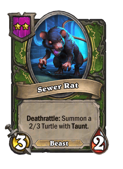 Sewer Rat Hearthstone kártya