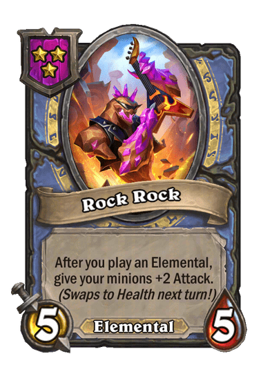 Rock Rock Hearthstone kártya