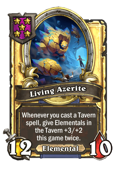Living Azerite Hearthstone kártya