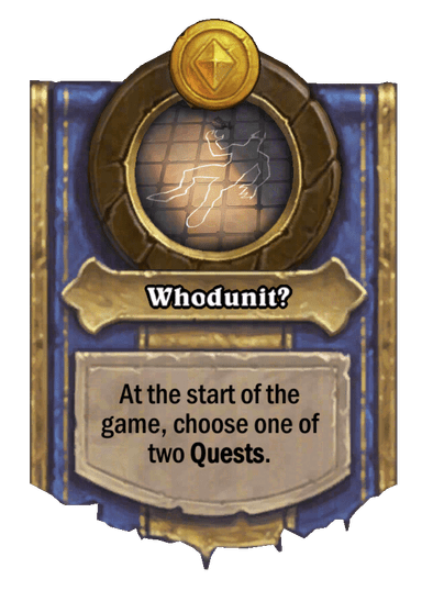 Whodunit? Hearthstone kártya
