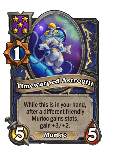 Timewarped Astrogill Hearthstone kártya