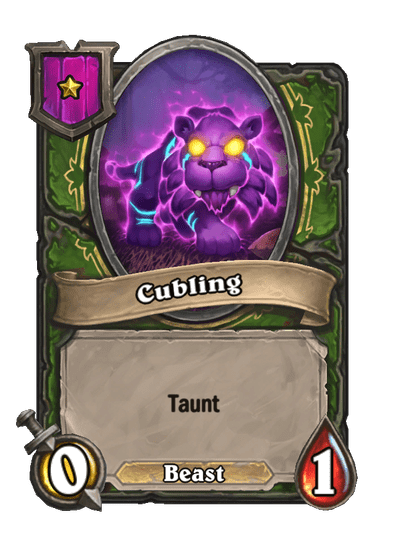 Cubling Hearthstone kártya