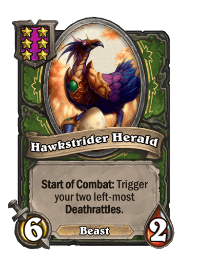 Hawkstrider Herald Hearthstone kártya
