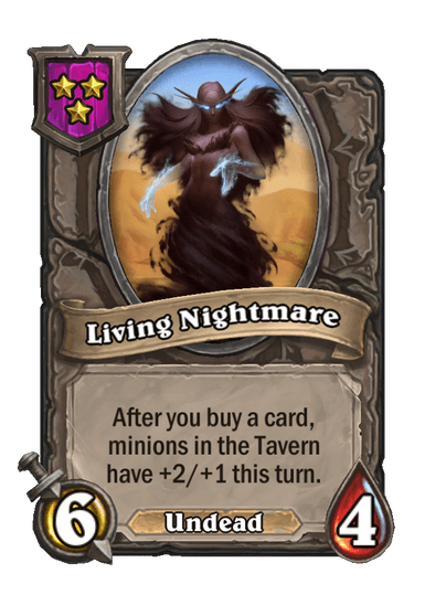 Living Nightmare Hearthstone kártya