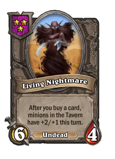 Living Nightmare Hearthstone kártya
