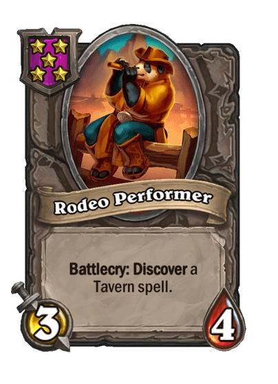 Rodeo Performer Hearthstone kártya