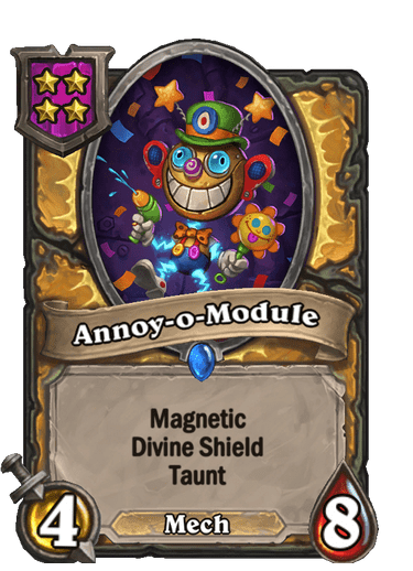 Annoy-o-Module Hearthstone kártya