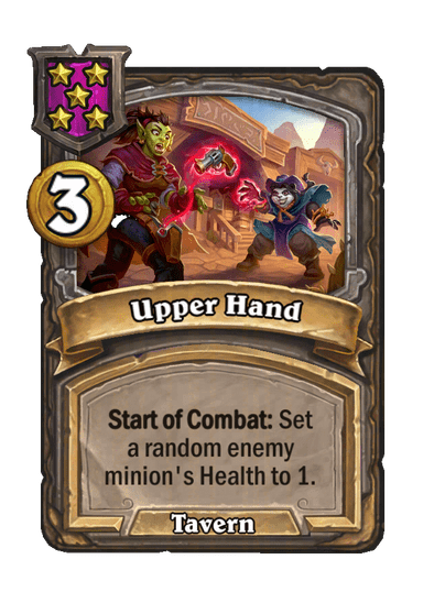 Upper Hand Hearthstone kártya