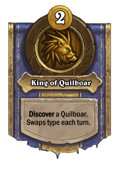 King of Quilboar Hearthstone kártya