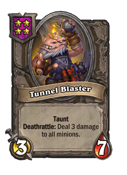 Tunnel Blaster Hearthstone kártya