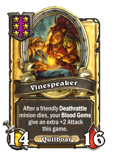 Vinespeaker Hearthstone kártya