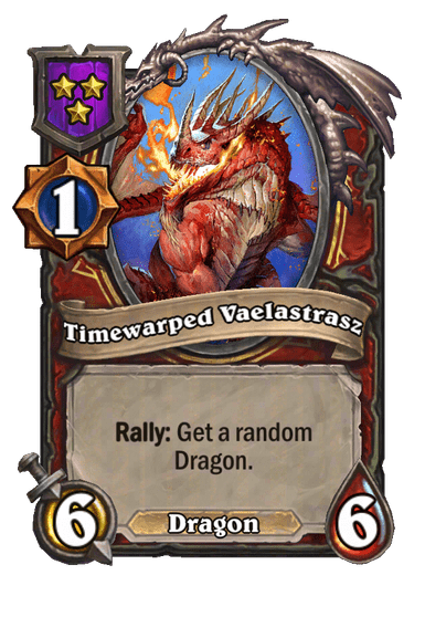 Timewarped Vaelastrasz Hearthstone kártya