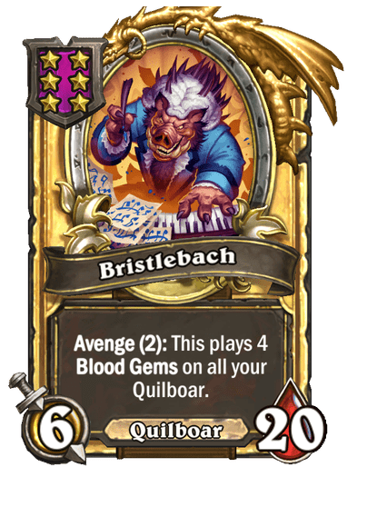 Bristlebach Hearthstone kártya