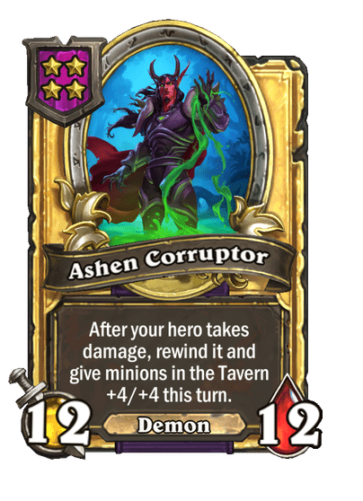 Ashen Corruptor Hearthstone kártya